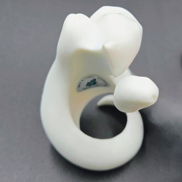 PartyLite Ghost Candle Huggers Halloween P7026 Taper Ceramic White Read - Picture 6 of 14